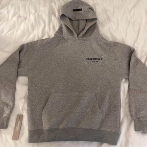 Fear Of God Essentials Hoodie - Grey - Small